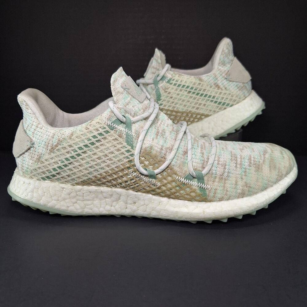 Adidas CrossKnit DPR Golf Womens 11 Chalk White Green Tint EF0463 Shoes Sneakers